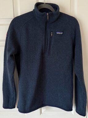Patagonia Park City Dark Blue Quarter-Zip Fleece